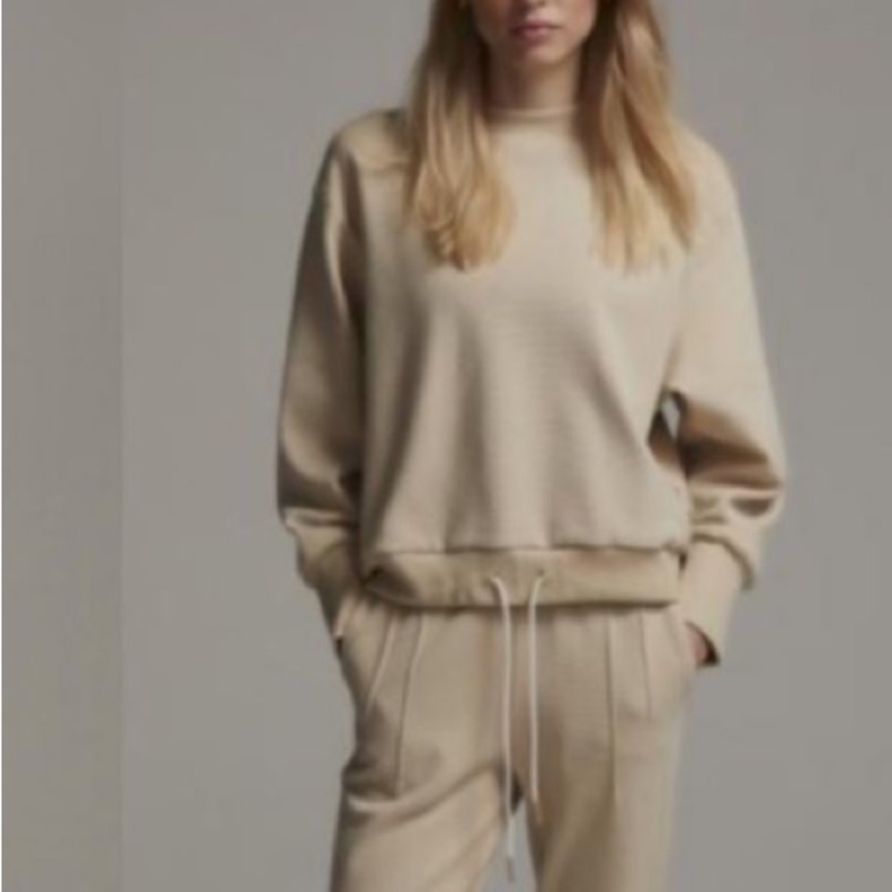 VARLEY Edith Ribbed Pique Sweater - Picture 3 of 13